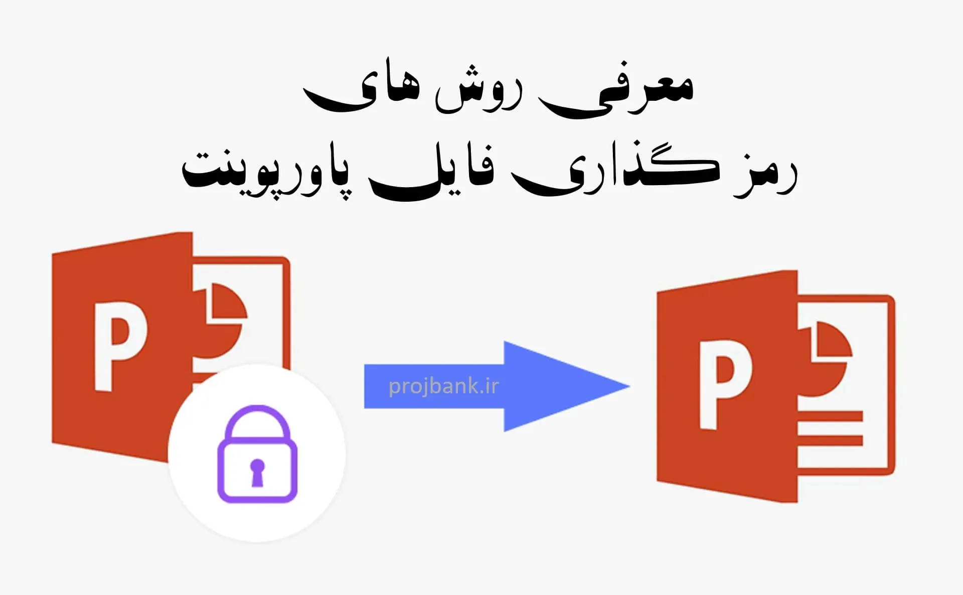 معرفی روش های رمز گذاری فایل پاورپوینت